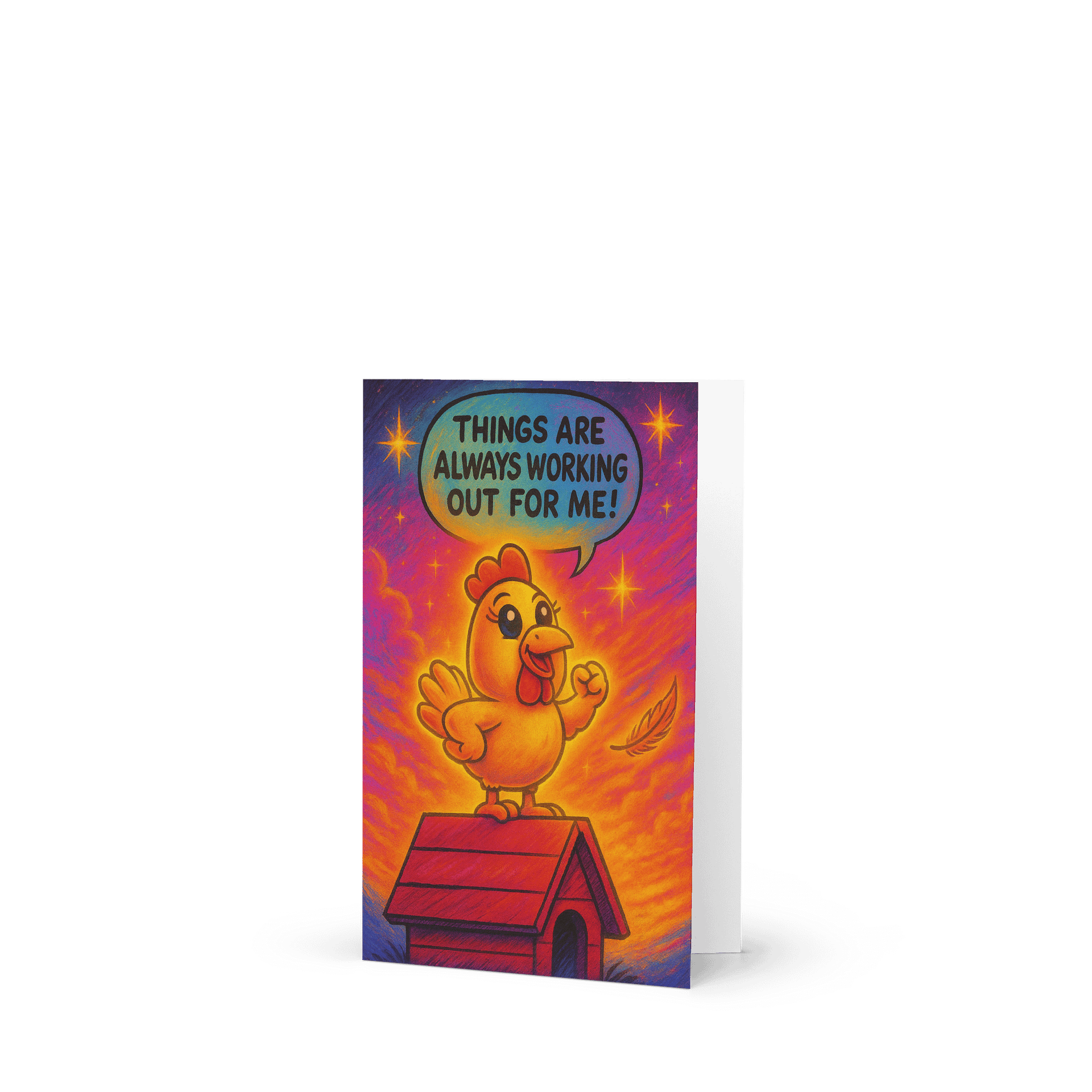 Abrahen Chicks - Things Are Always Working Out For Me - Card product image (3)
