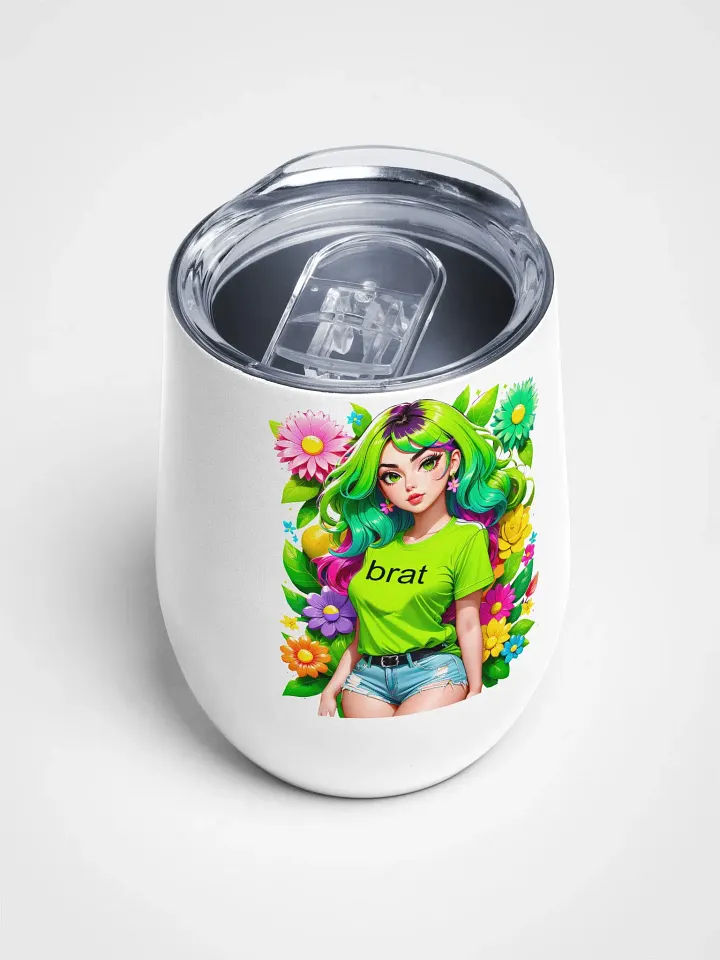 Brat - Wine Tumbler Cup - 12 oz - High-Grade Stainless Steel - v4 product image (2)