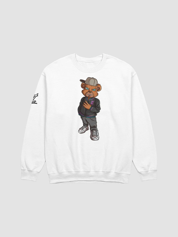 Standing Bear Black Crewneck Sweatshirt product image (1)