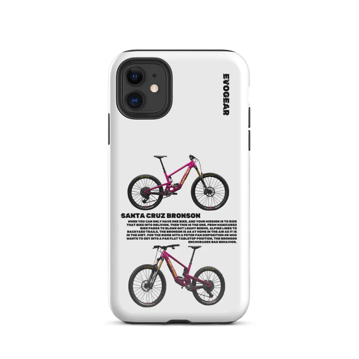 White Bronson iPhone Case product image (2)