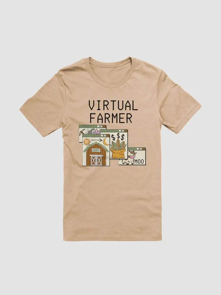 Virtual Farmer Tee - Black Text product image (82)