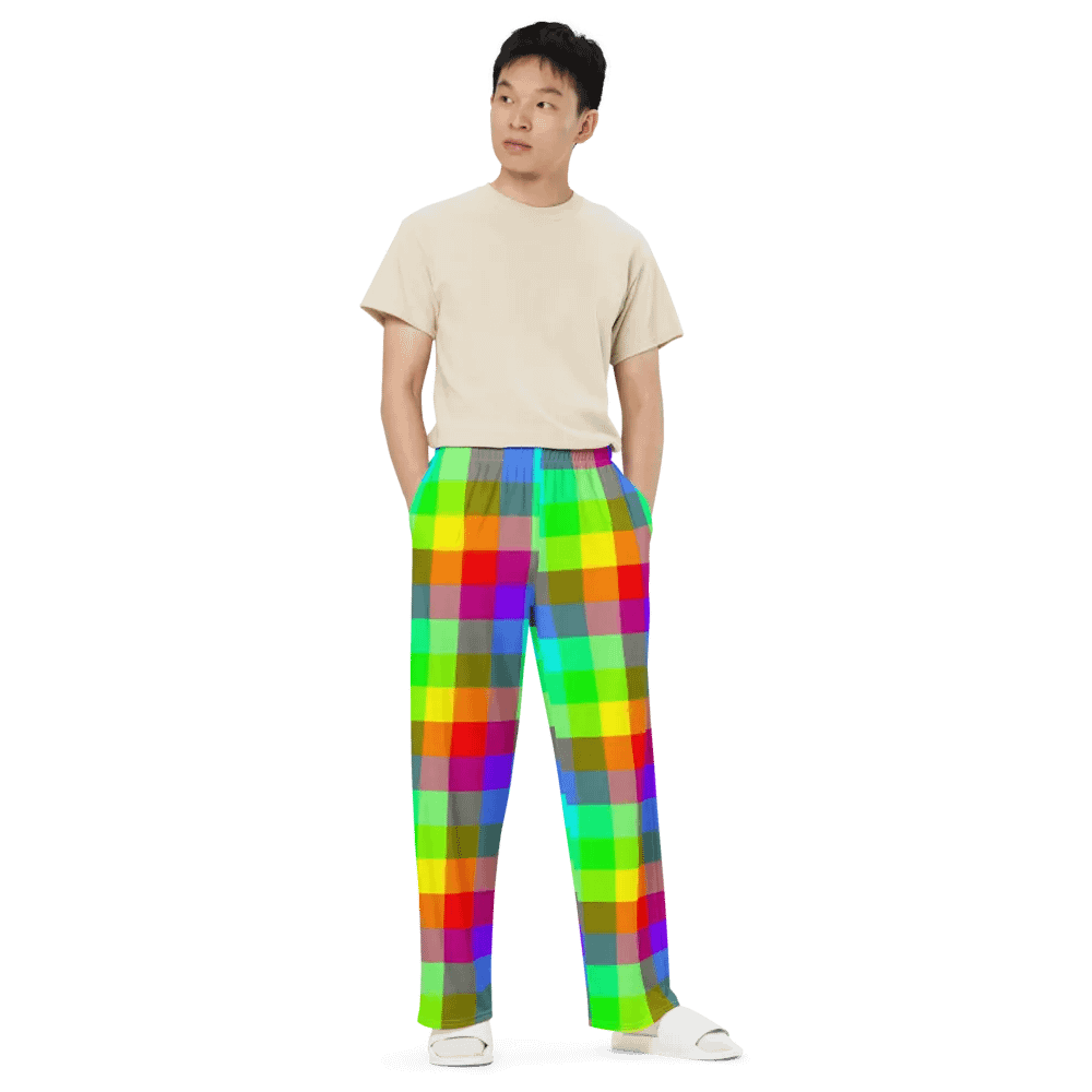 Rainbow Checker Pants product image (6)
