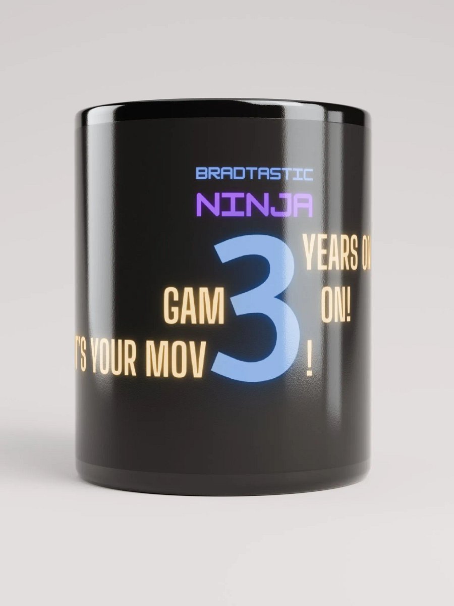 Bradtastic Ninja - 3 Years on Twitch - Glossy Mug product image (10)