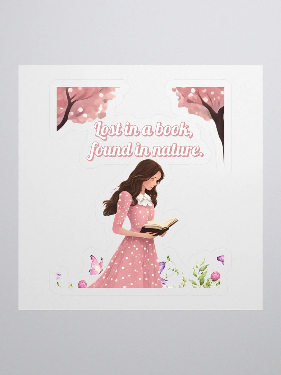 Lost In A Book, Found In Nature Sticker product image (1)