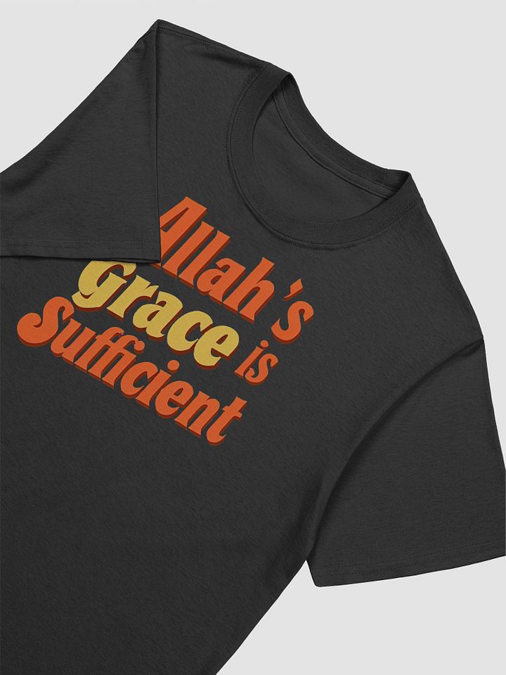 Allah’s Grace is Sufficient - Uplifting and Inspirational Graphic Tee product image (2)