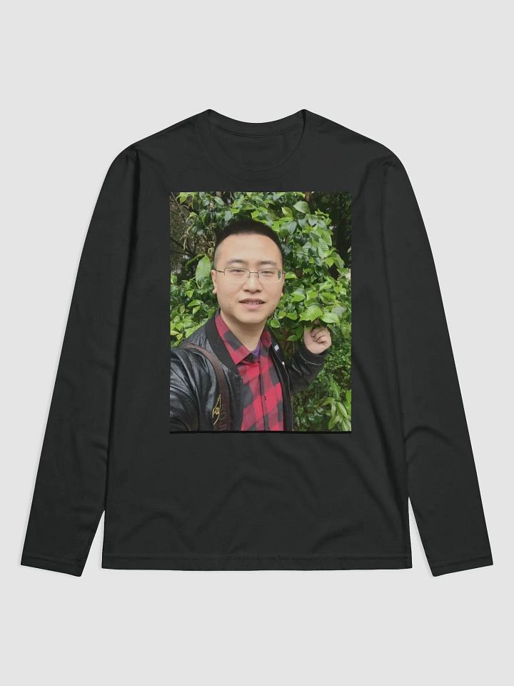 Next Level Premium Fitted Long Sleeve Crew: very green very fresh product image (1)