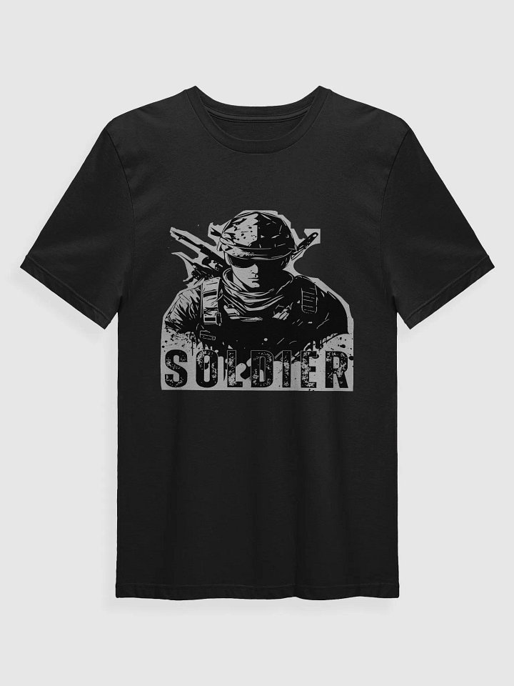 Classic black T-shirt product image (1)