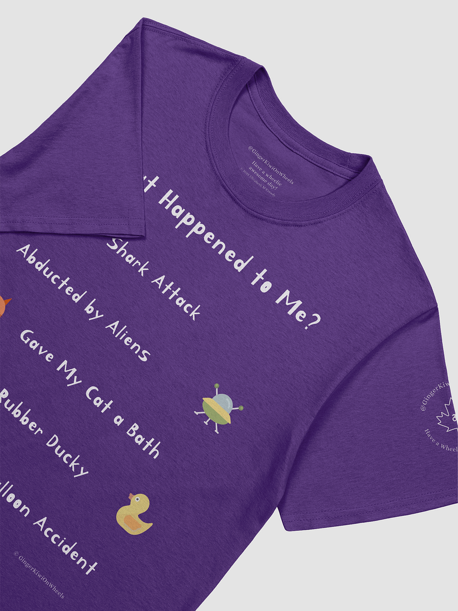 WHAT HAPPENED TO ME ? (2025 Edition): Unisex Softstyle T-shirt, Purple product image (3)