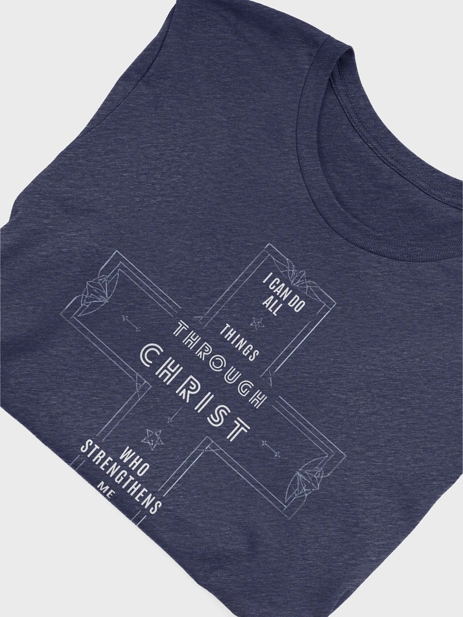 Through Christ Christian T-Shirt | Philippians 4:13 product image (5)