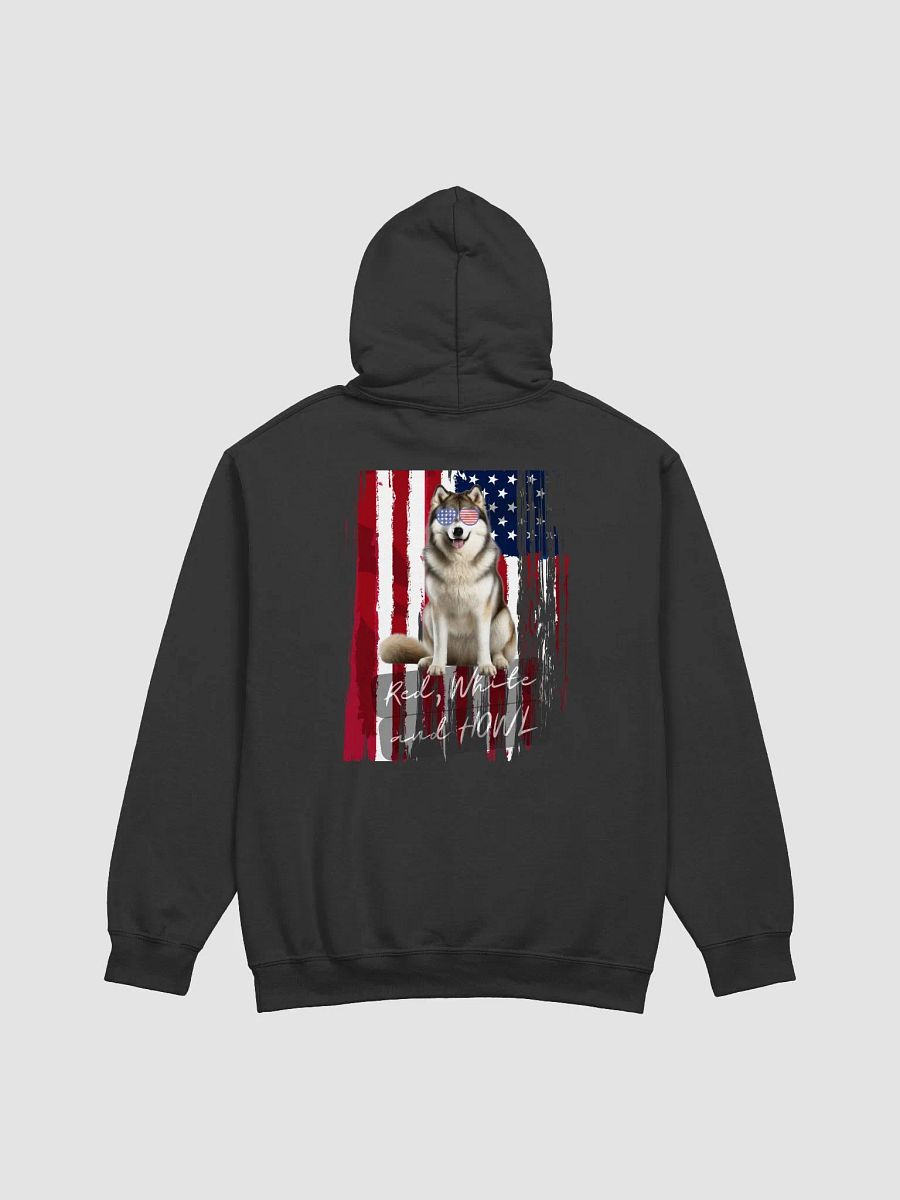 Alaskan Malamute American Flag Pun Hoodie product image (2)