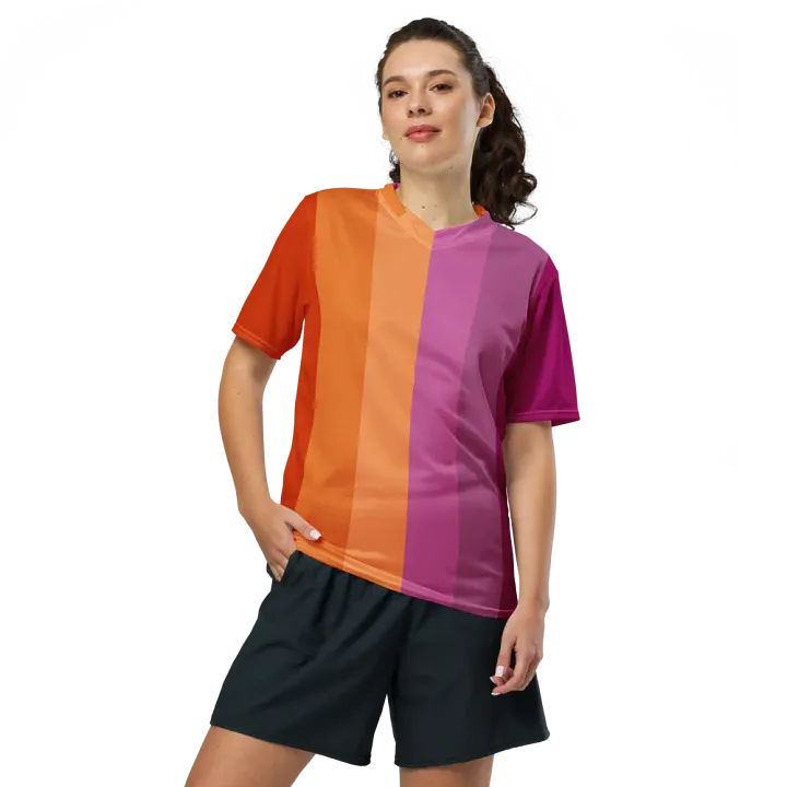 Lesbian Pride Flag - All-Over Print Jersey product image (2)