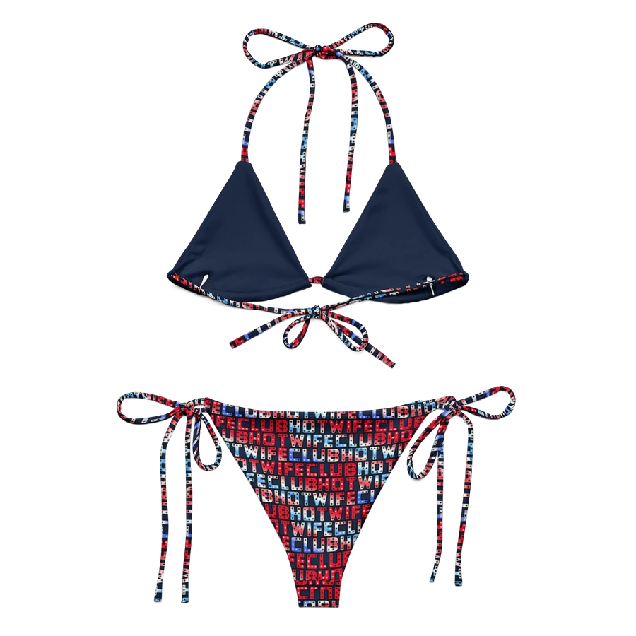 HotWifeClub Hot Wife Club red white and blue bikini product image (5)