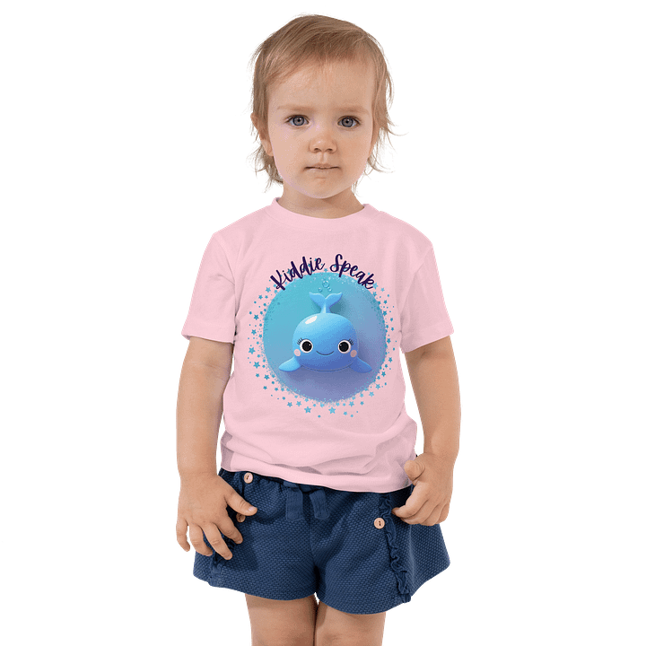 Smiling Blue Whale Toddler T-Shirt product image (1)