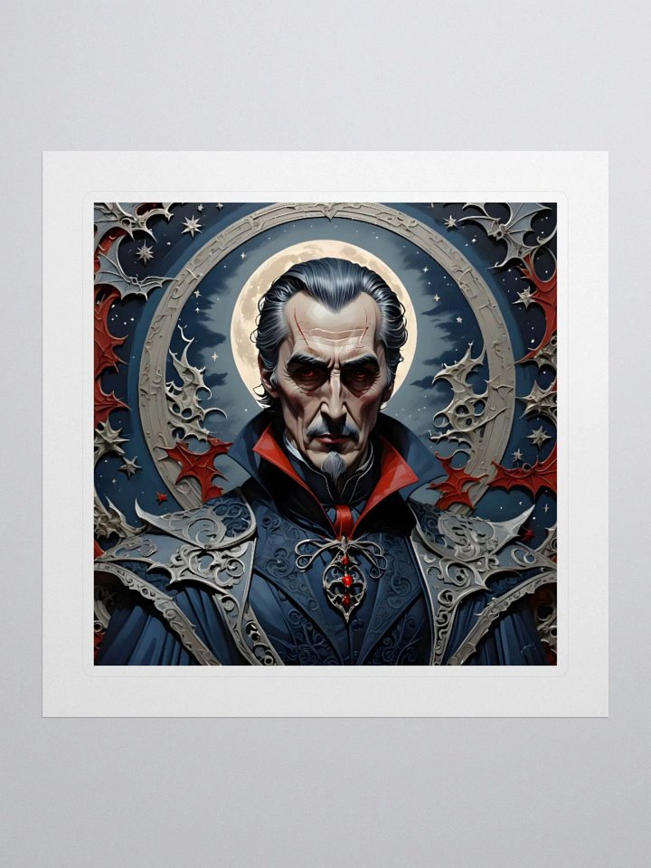Gothic Moonlit Vampire Stickers product image (1)