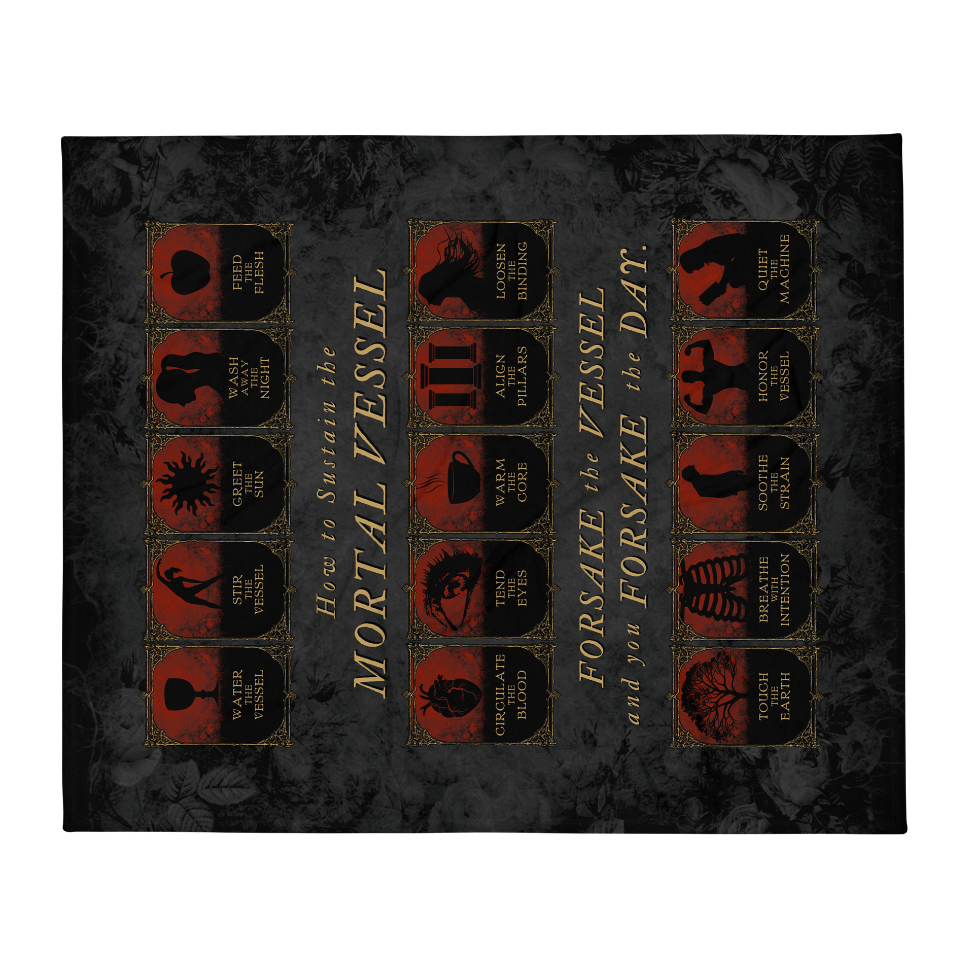 How to Sustain the Mortal Vessel Daily Quest Throw Blanket (50x60) product image (5)