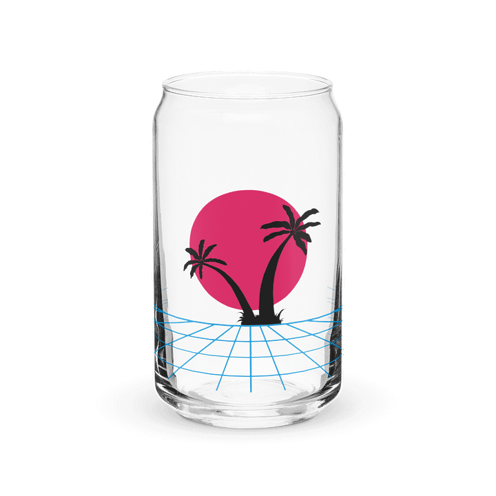 Neon Sunset Can Glass product image (2)