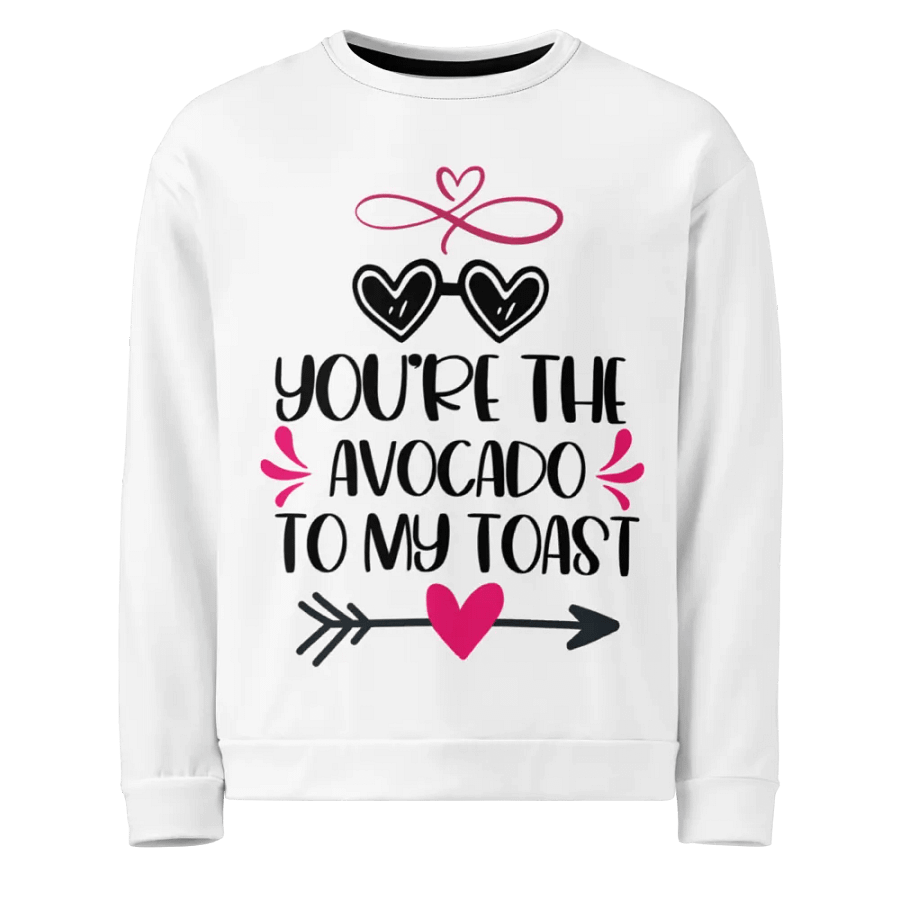 Love Struck All-Over Print Sweatshirt product image (1)