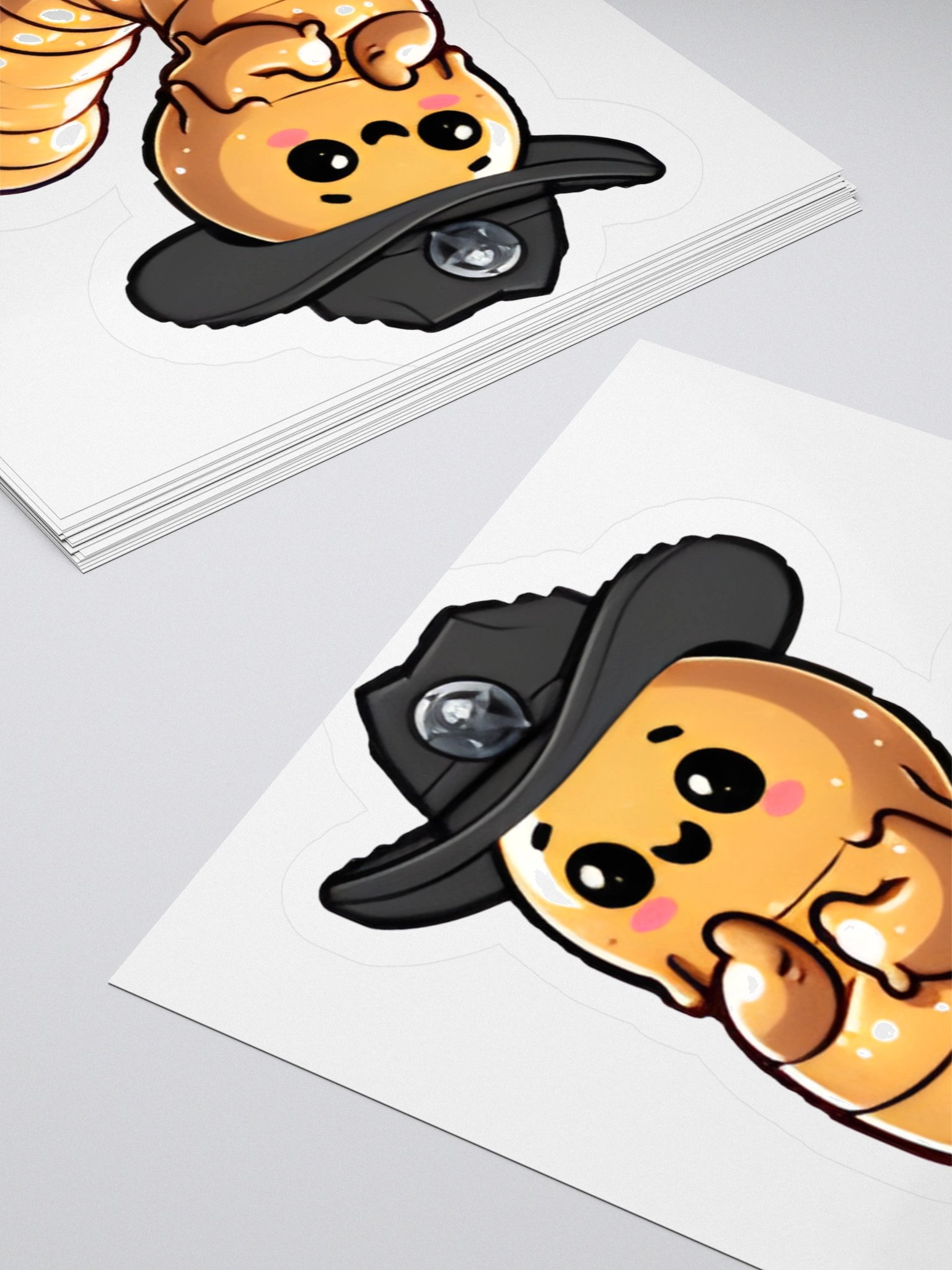 Greasy Little Worm [G.L.W.] KissCut Sticker product image (12)