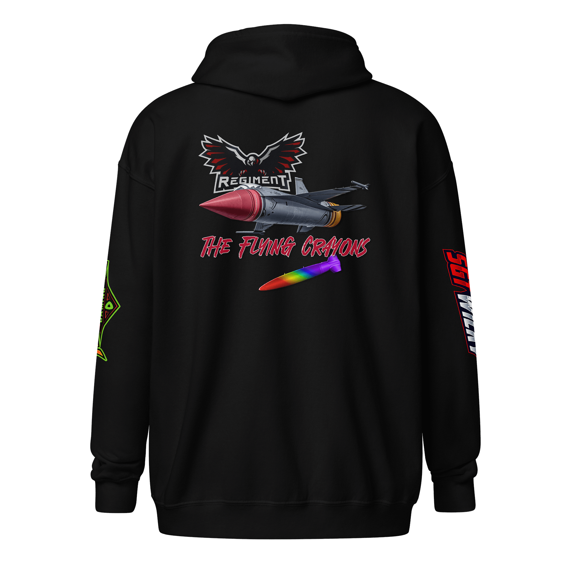 Flying Crayon's Regiment Fundraiser Hoodie (AC & Wilky) product image (2)