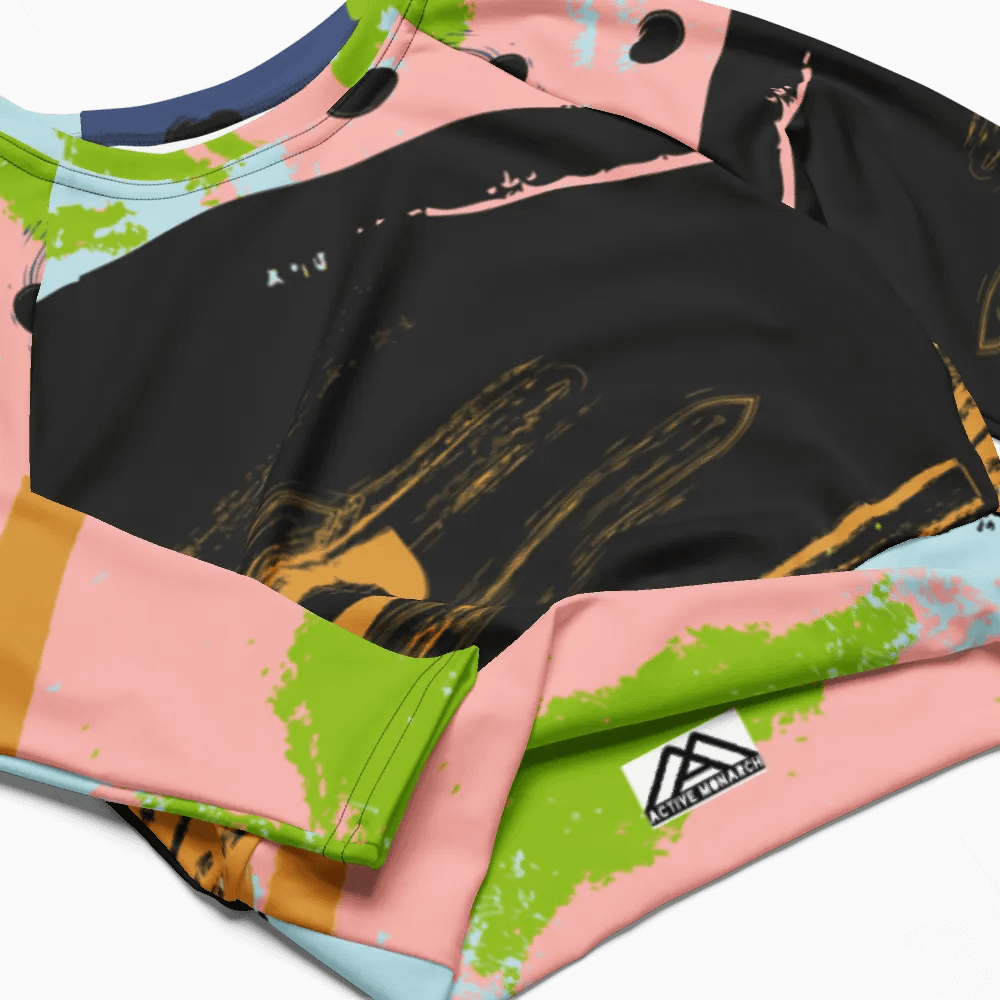 The Adeline Long Sleeve Crop Top product image (6)