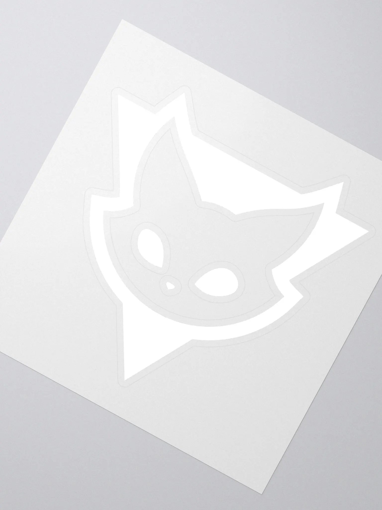 Fana Logo Sticker white product image (8)