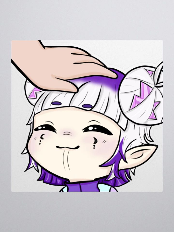 SilverGemini - Headpat Sticker product image (1)