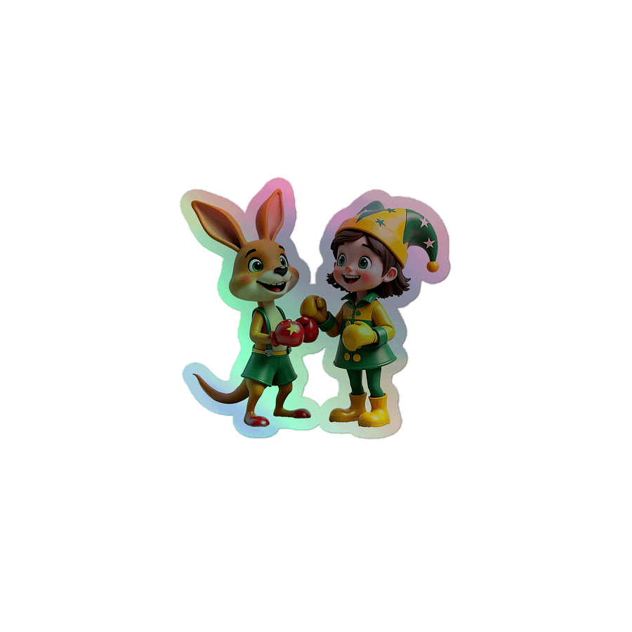 JessyJesty “Jump with Joy” Holographic Sticker Sheet product image (1)