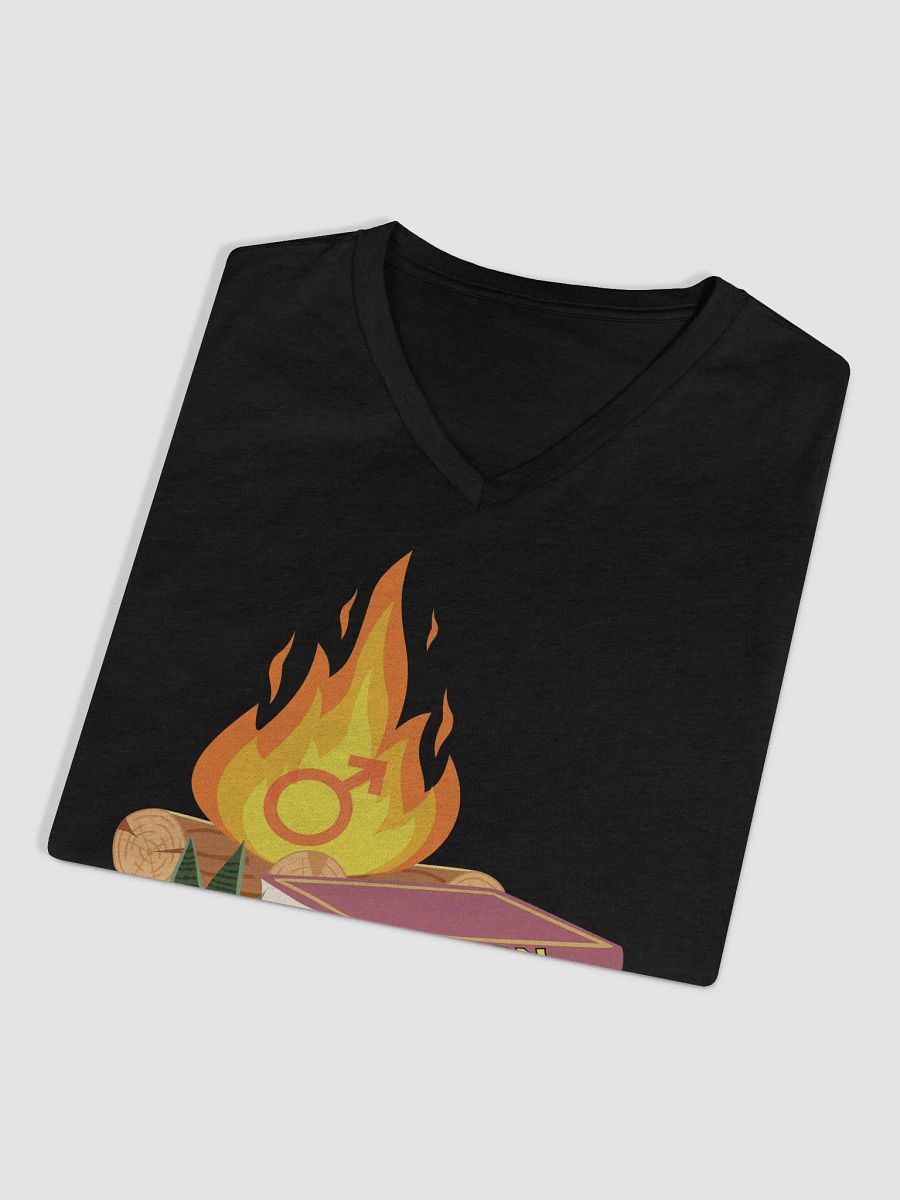 Burn Patriarchy Not Books V Neck product image (40)