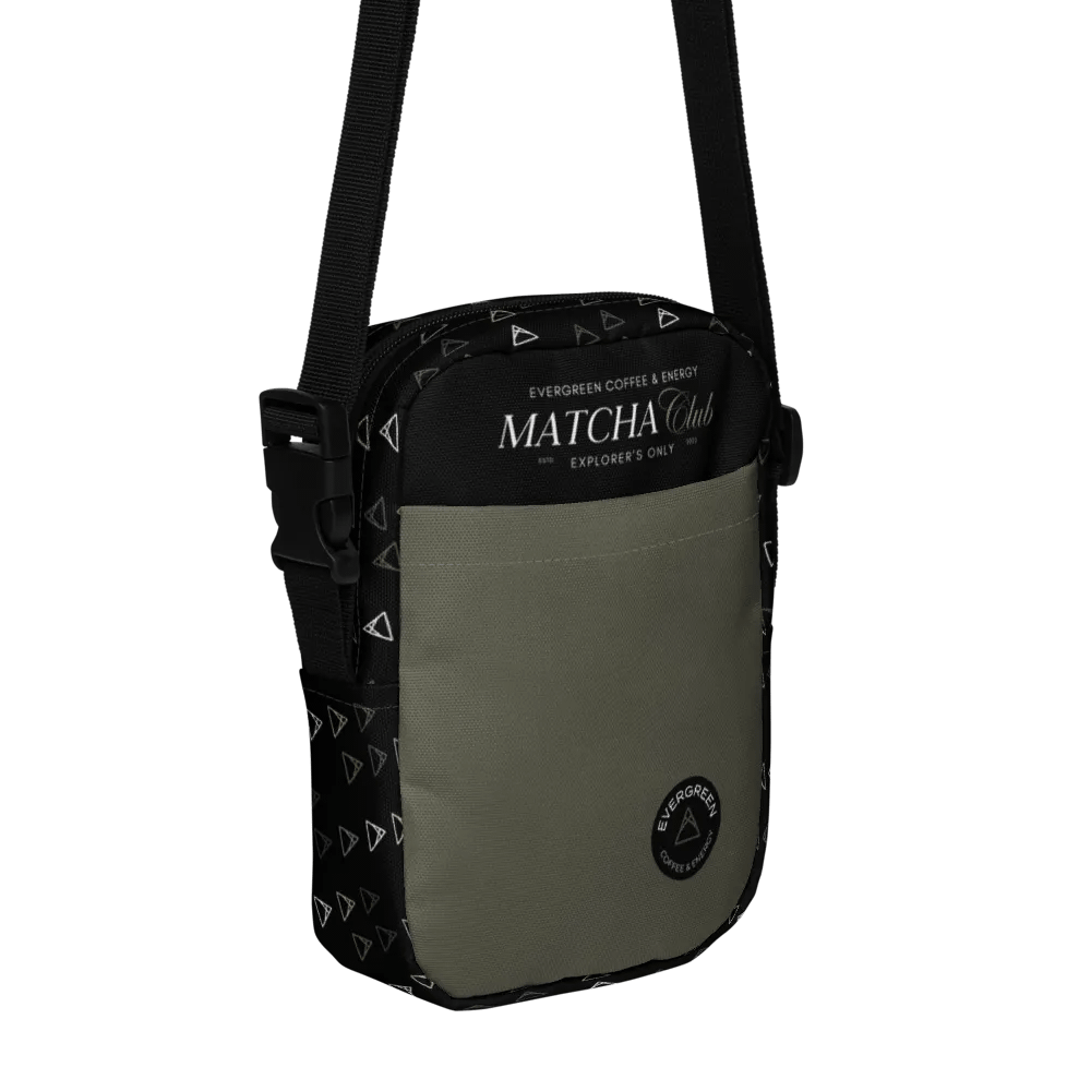 Dark Matcha Club Crossbody Bag | Sip Society product image (1)
