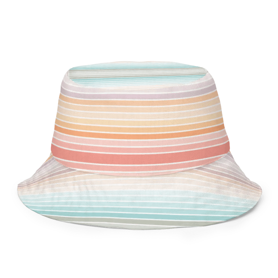 HAPPY DAISY REVERSIBLE BUCKET HAT - Wendehut mit Blümchen und Regenbogen in allen Grössen product image (3)