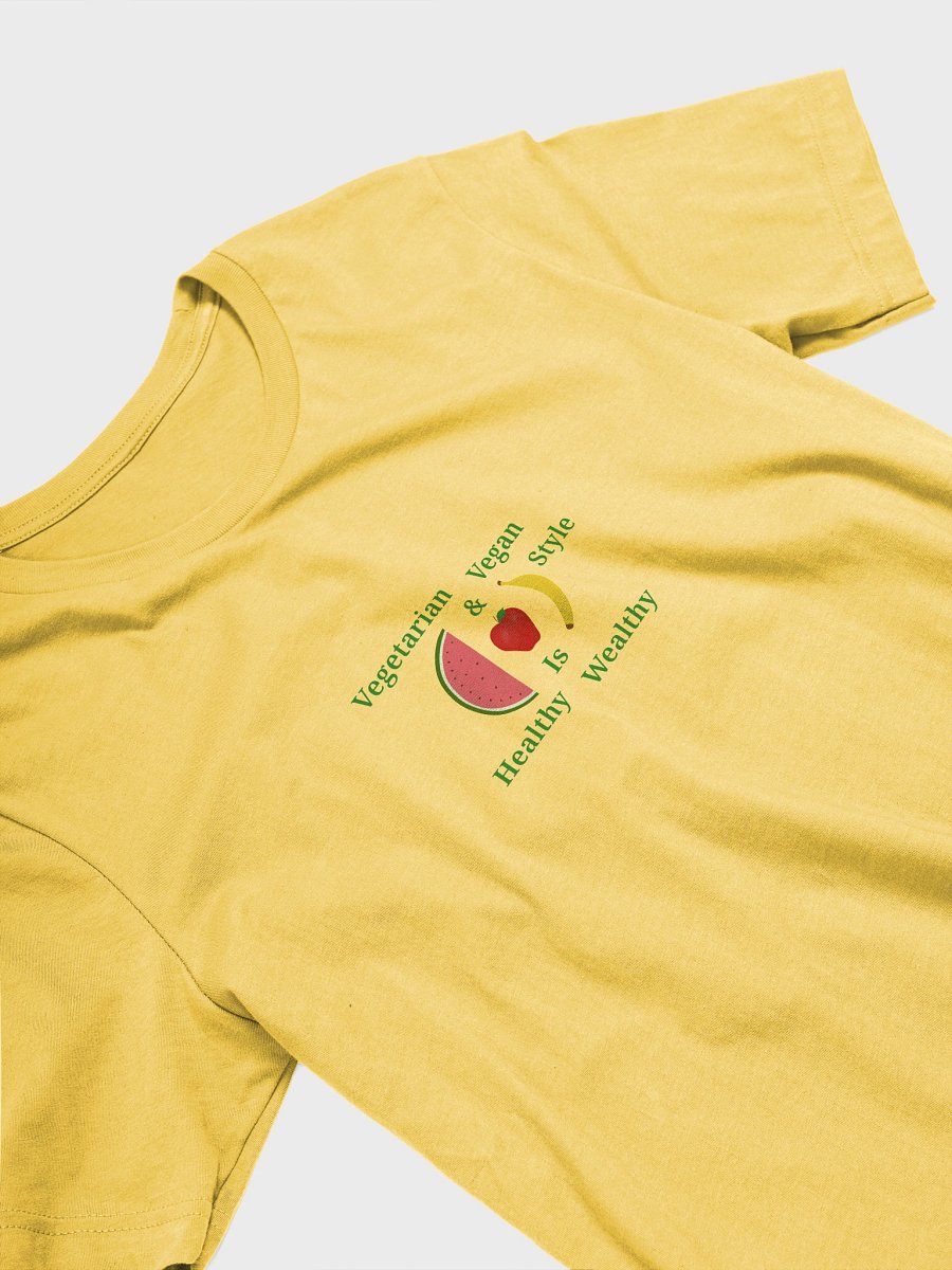 Healthy Is Wealthy Vegan T-Shirt product image (3)
