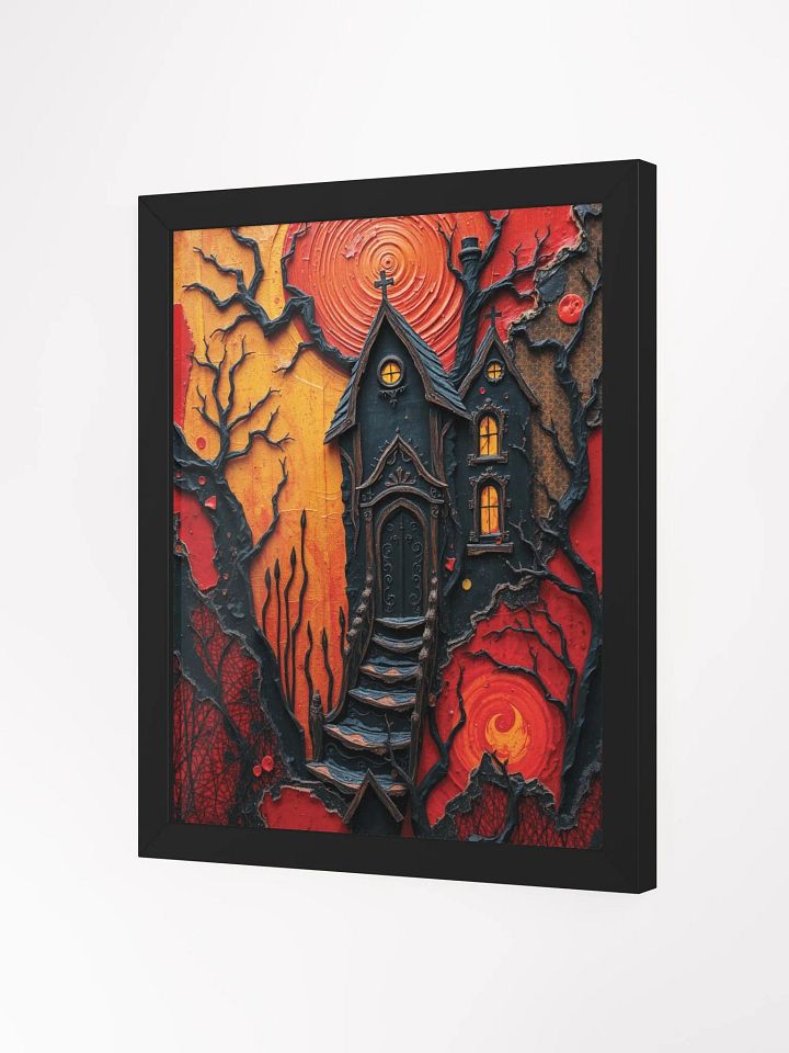 Infernal Gothic Manor Framed Print product image (7)