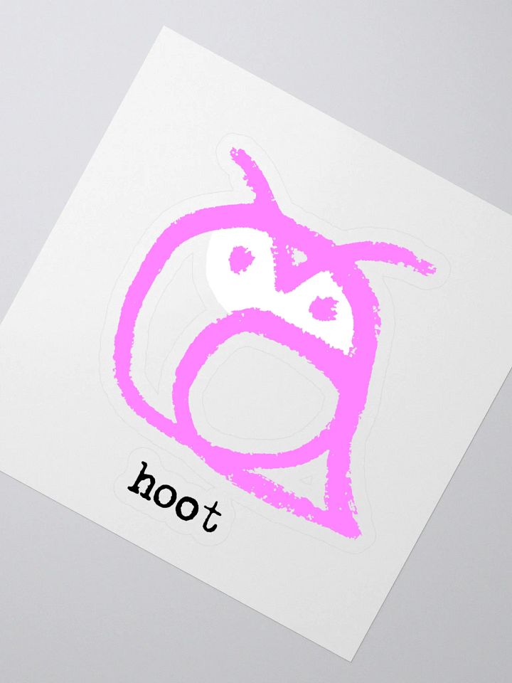hoot sticker product image (2)