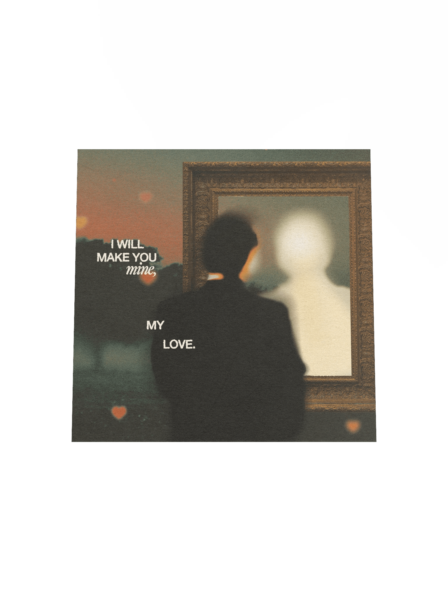 narcissistic love | square print product image (4)