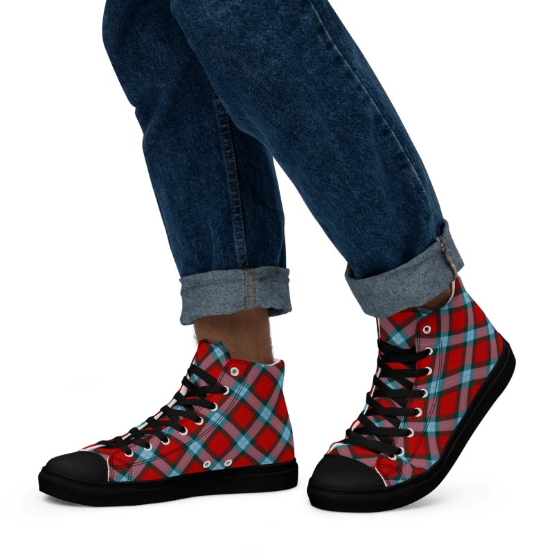 MacLaine Tartan Men's High Top Shoes product image (5)