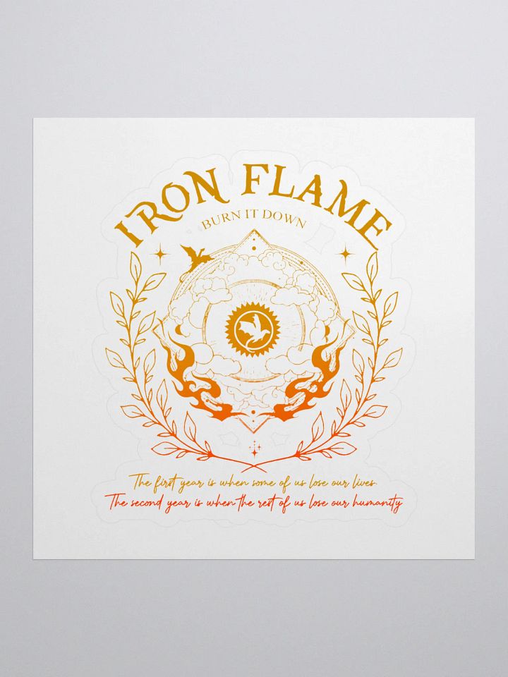 Iron Flame - Burn It Down - Sticker product image (1)