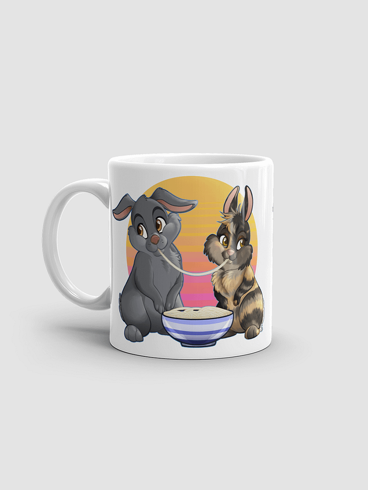 Maple & The Tramp Sunset White glossy mug product image (1)