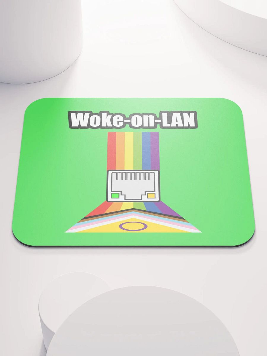 Woke on LAN Mouse Pad (Green) product image (1)