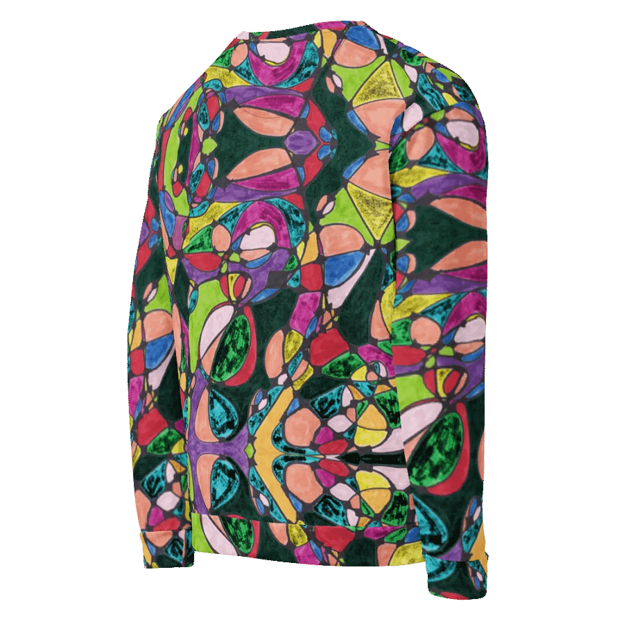 Abstract Colourful Patterned Neurographic Art Unisex Sweatshirt product image (8)
