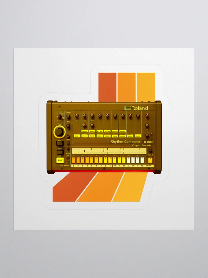 TR-808 #5 (THE LEGEND) STICKER product image (2)