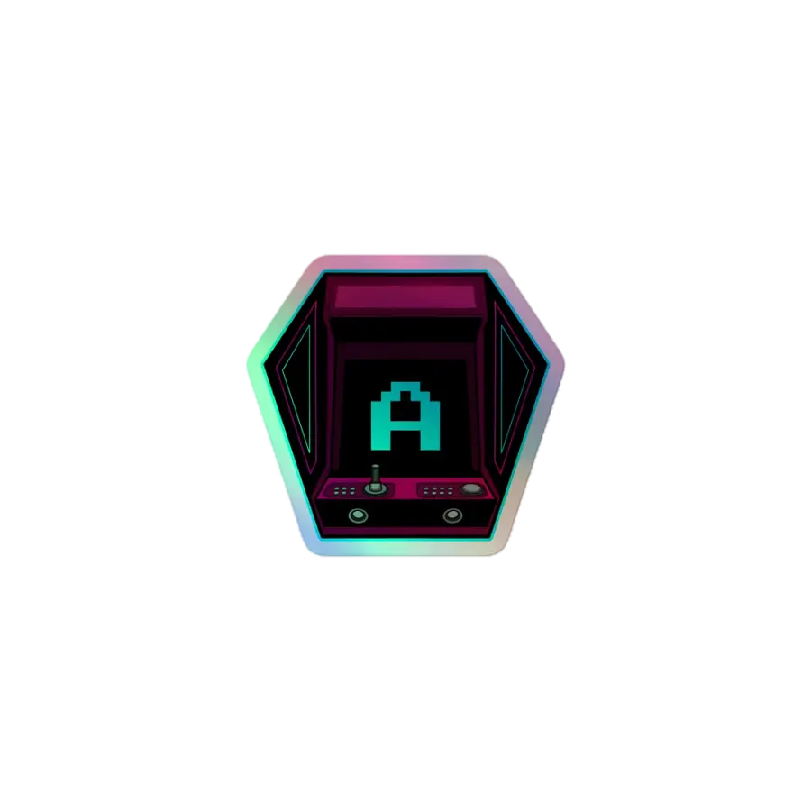 AreKade New Logo Holographic Sticker product image (1)