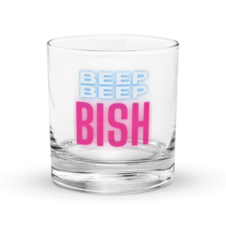 Beep Beep Bish Drinking Glass product image (1)