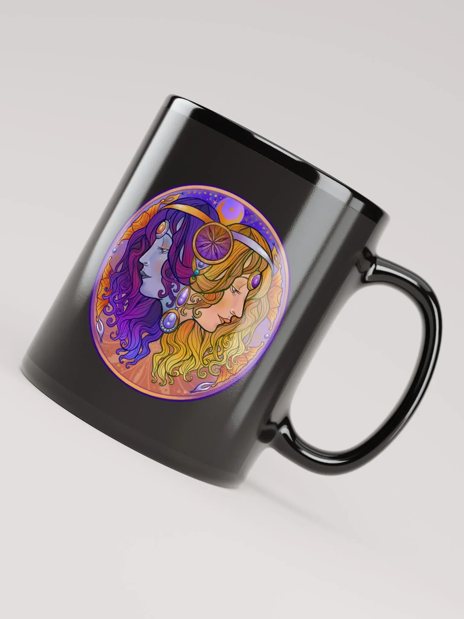 Violet Desert Dreamer - Black Mug product image (4)