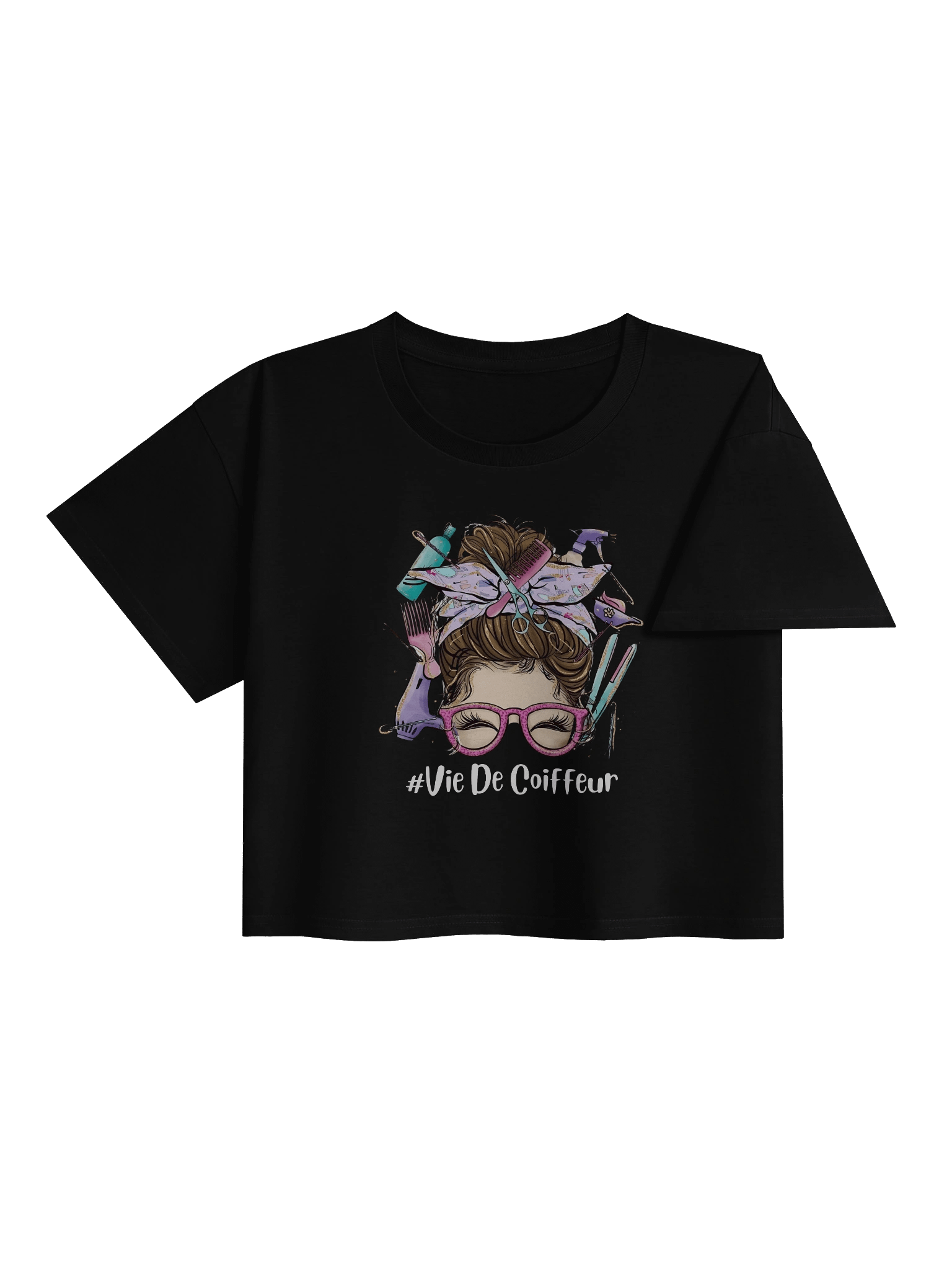T-shirt #VieDeCoiffeur – Le Style des Passionnés de Coiffure product image (4)