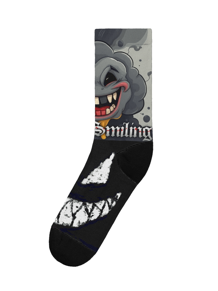 Eerie Smile Sustainable Crew Socks product image (1)