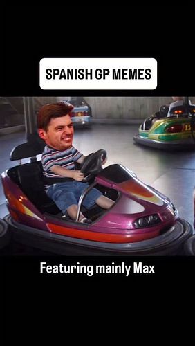 Max woke up and chose violence #f1 #formula1 #spanishgp #f1meme #f1funny #redbull #verstappen