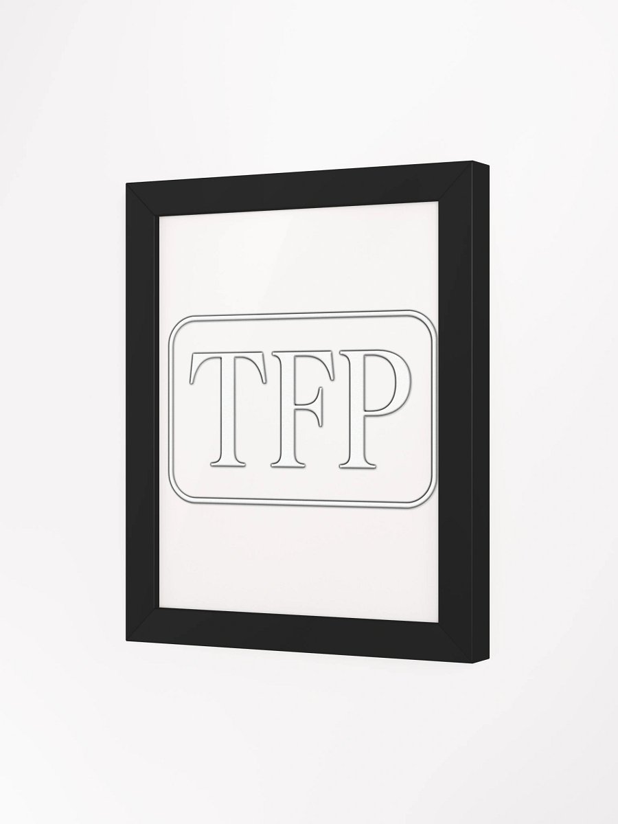 Serif Shadow Art Print product image (10)