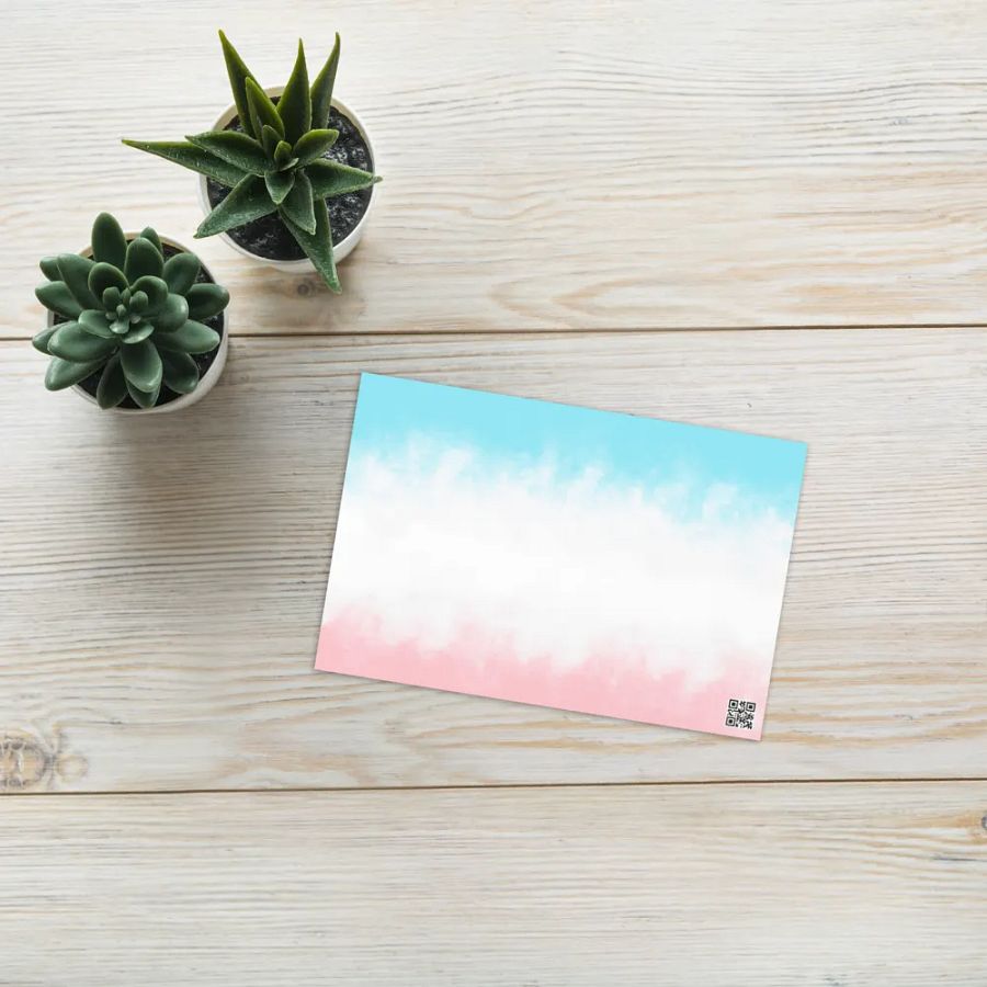 Misty Stripes Greeting Card product image (20)