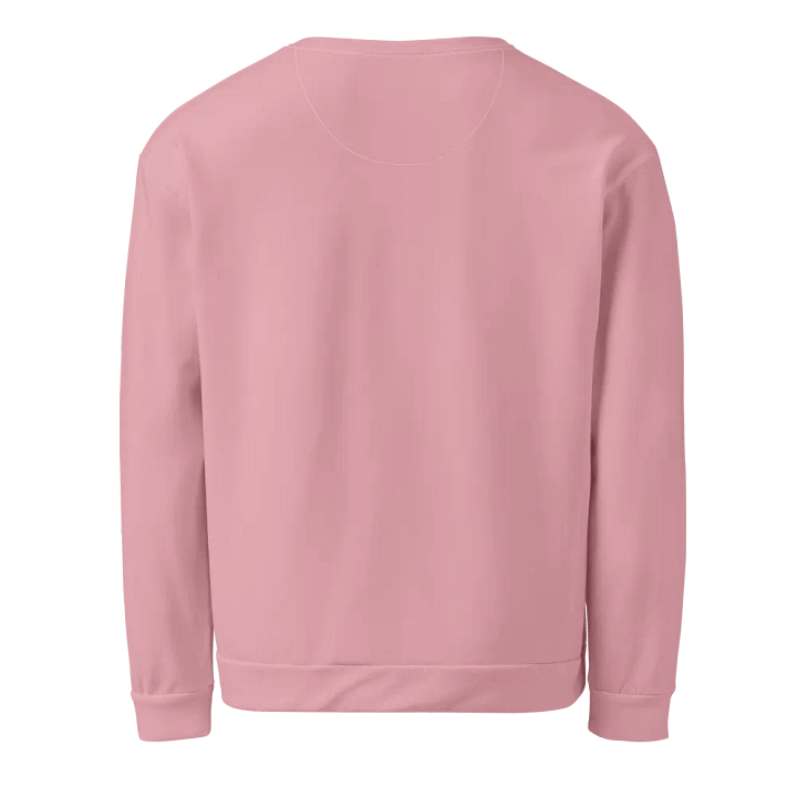 Plain Dusty Light Pink Soft Summer Unisex Recycled Polyester Heavyweight Premium Sweatshirt by Treasure Pie product image (2)