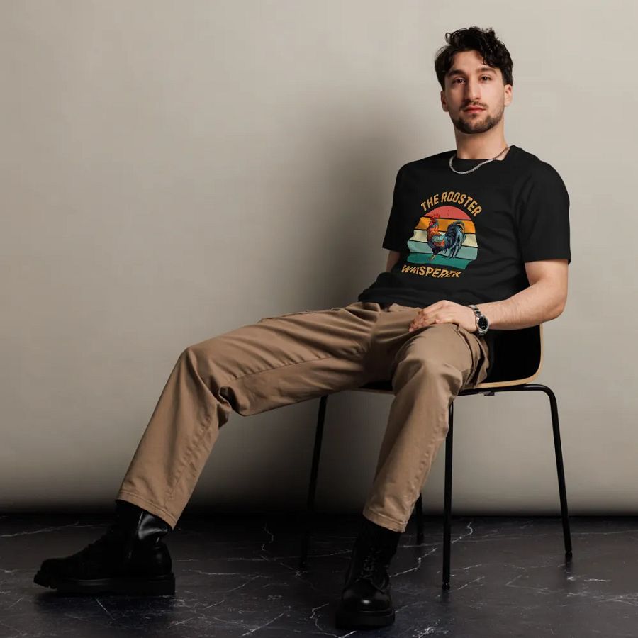 Rooster Whisperer Unisex Premium T-Shirt product image (7)